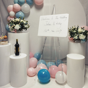 ミニクリアアクリルディスプレイ三脚イーゼルスタンド（子供用、結婚式用） - Product Image 2