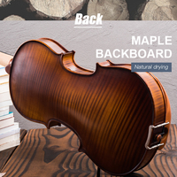 Offre Spéciale débutant violon épicéa flamme érable violon fait main violon 44 vente en gros