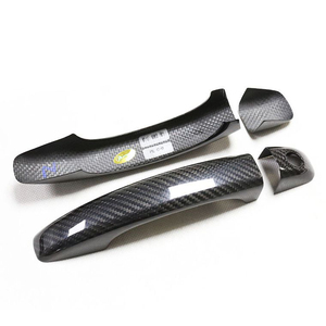 Cubierta de manija de puerta de fibra de carbono seca embellecedor Tuning piezas exteriores interiores para <span class=keywords><strong>Audi</strong></span> A1 <span class=keywords><strong>A4</strong></span> A4L A5 S4 S5 Q3 Q5 <span class=keywords><strong>B8</strong></span> piezas decorativas - Product Image 4