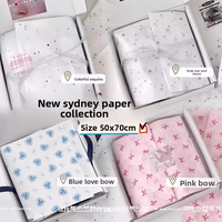 Nouvel arrivage : Papier de Noël style Instagram, grandes feuilles 50x70cm, pour emballage cadeau et cartes, papier DIY abordable