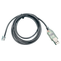 Cable de Comunicación Adaptador USB a RJ11 RJ12 6P4C FTDI FT232RNL Personalizado de Calidad, Convertidor RS485 para VFD Todas las Series, Conexión a PC