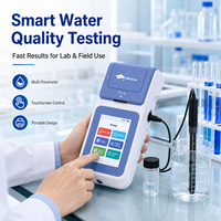 Analyseur de qualité de l'eau multi-paramètres portable, chlore résiduel, turbidité, couleur, chlore total, pH pour l'eau potable Dr-w100