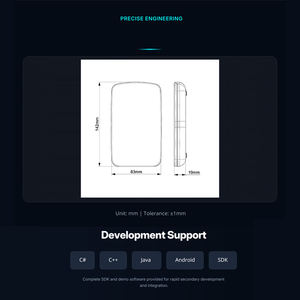 Lector de escritorio <span class=keywords><strong>UHF</strong></span> <span class=keywords><strong>RFID</strong></span>, lector de interfaz Usb, módulo <span class=keywords><strong>Mini</strong></span>, lector <span class=keywords><strong>RFID</strong></span> integrado, 2 uds. - Product Image 6