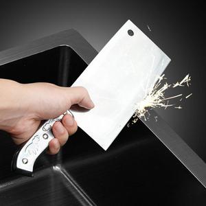 <span class=keywords><strong>Évier</strong></span> de <span class=keywords><strong>cuisine</strong></span> sous plan de travail 33 pouces, poste de travail 33x19 en acier inoxydable SUS304 de calibre 16, cuve rectangulaire 33x19x9 pouces - Product Image 6