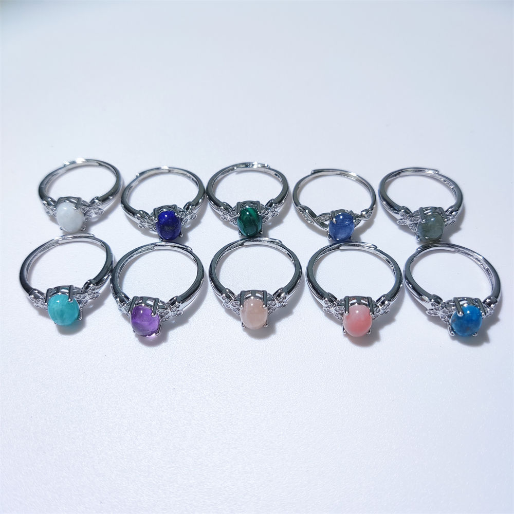 Dainty Jewelry Silver Plated Ring CZ Butterfly Fashion Healing