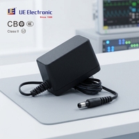 Alimentation à découpage 10W 11W 12W 12V 0.01-1A avec indicateur de charge LED et prises US EU UK pour applications médicales ITE