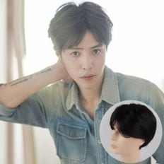 Nama Perruque complète à la mode naturelle pour hommes, fibre haute température et dentelle, petite taille de bonnet, perruques de cheveux synthétiques de haute qualité - Product Image 1