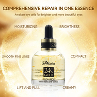 DR.ROSEVA Sérum contour des yeux Sérum contour des yeux bio anti-âge Acide hyaluronique Peptide collagène pour le visage élasticité anti-rides
