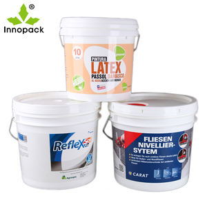 Seau en plastique 10L avec couvercle seau rond de qualité alimentaire pour eau essence alimentaire en vente - Product Image 5