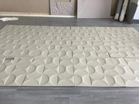 Luxe personnalisé maison déco finition intérieure PVC bois salon TV fond chambre 3D sculpté Art panneaux muraux