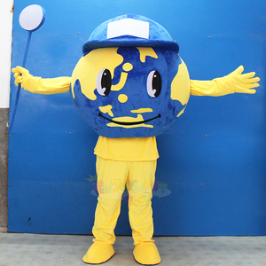 Personalizzato professionale la terra mascotte costumi per adulti cartoni animati pelliccia peluche Costume Costume personaggio in vendita - Product Image 1