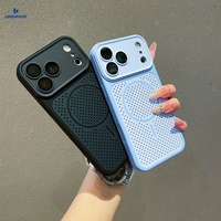 Casing Magnetik Lucu untuk iPhone, Casing Ponsel dengan Disipasi Panas