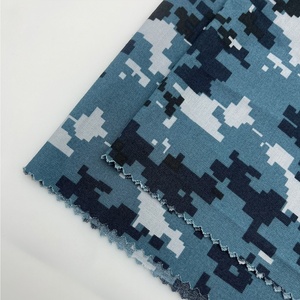 Textiles Fabric Manufacturer Custom Printing Camo Cvc Polyester Cotton <strong>Combat</strong> Uniforms Navy Blue Ocean Digital Camouflage Fabric - Product Image 3