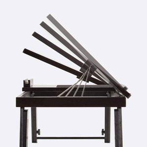 Đen Có Thể Gập Lại Máy Tính Xách Tay Bàn Gấp Máy Tính Xách Tay Bảng Máy Tính Bàn Máy Tính Xách Tay Chủ Đứng Giường Bảng Với Nhúng Chuột Pad - Product Image 1