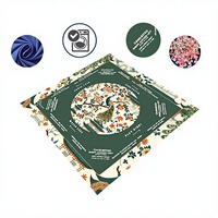 Tapis de Mahjong Haut de Gamme Imperméable Personnalisé Design Original Antidérapant Lavable Style Antique pour l'Europe et l'Amérique (Vente Transfrontalière)
