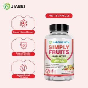 מפעל jiabi מותאם אישית כמוסות פירות oem/odm תוספת ויטמין עבור ניאוף מערכת החיסון בריאה - Product Image 1