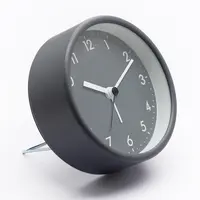 Minimalist Metal Table Clock, Mini Alarm Clock