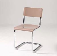 Vente à chaud de chaises de loisirs modernes, élégantes et classiques, pieds en acier inoxydable à cadre chromé en métal durable pour meubles de maison