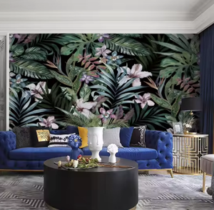 <span class=keywords><strong>Papier</strong></span> <span class=keywords><strong>peint</strong></span> mural personnalisé en 3D <span class=keywords><strong>peint</strong></span> à la main, paysage naturel, <span class=keywords><strong>jungle</strong></span> tropicale, feuilles de plantes, fleurs, <span class=keywords><strong>papier</strong></span> <span class=keywords><strong>peint</strong></span> pour murale en <span class=keywords><strong>papier</strong></span> - Product Image 2
