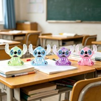 Jouets sensoriels de décompression à rebond lent en forme de dessin animé Stitch, en maltose, à pression, doux et moelleux, vente directe d'usine