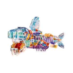 Jouet de construction en plastique ABS, 40 pièces, puzzle d'animaux marins transparents, jouet éducatif pour les enfants de 14 ans et plus - Product Image 5