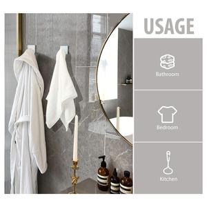 Gancio in acciaio inossidabile personalizzato appendiabiti a parete appendiabiti <span class=keywords><strong>accappatoio</strong></span> senza ganci in metallo <span class=keywords><strong>per</strong></span> punzonatura - Product Image 4