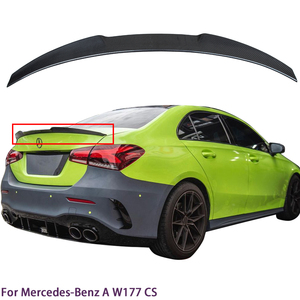 For A-Class W177 V177 Sedan CS Style Carbon Fiber <b>Rear</b> <b>Spoiler</b> Trunk Wing 2018-2023 - Product Image 1