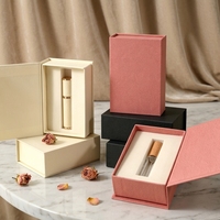 Boîte cadeau de luxe personnalisée pour parfum, boîte d'emballage vide pour rouge à lèvres et huiles essentielles avec insert en mousse, personnalisation du logo