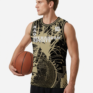 เสื้อบาสเก็ตบอล Mehurban Sports แบบซับลิเมชั่น เสื้อกล้ามตาข่ายระบายอากาศสำหรับผู้ชาย ใส่เล่นกีฬาได้ทุกฤดู ทรงปกติ - Product Image 2