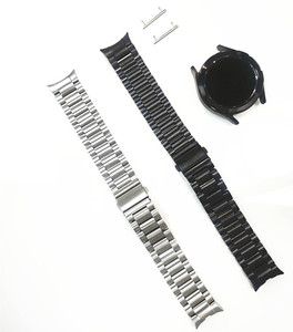 Bracelet en acier et métal pour <span class=keywords><strong>Samsung</strong></span> <span class=keywords><strong>Galaxy</strong></span> Watch 4 44mm 40mm Bracelet de <span class=keywords><strong>montre</strong></span> à connexion transparente pour Watch 4Classic LET 42/46mm - Product Image 1