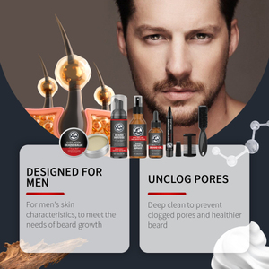 Capelli facciali <span class=keywords><strong>uomo</strong></span> barba luna orientale delicata pulizia idratante e riparazione cura <span class=keywords><strong>Set</strong></span> - Product Image 3