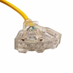 Bắc Mỹ 5-15p ngoài trời mở rộng dây thắp sáng với 3 điện Ổ cắm điện - Product Image 6