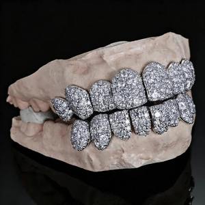 Grillz élégant en moissanite, taille brillant rond, bijoux de luxe hip-hop, accessoire dentaire tendance, cadeau pour hommes et femmes - Product Image 5