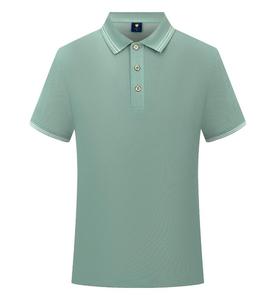 Camiseta de Golf para Hombre, Diseño Liso, Antiarrugas, Tejida, 100% Algodón, Alta Calidad, Venta al Por Mayor - Product Image 4