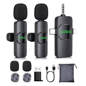 3-in-1 ワイヤレスマイク iPhone/USB-C対応 ノイズキャンセリング搭載 ラベリアマイク ミニマイク - Product Image 1