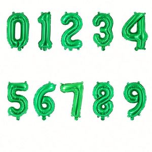 Globos de Número Metalizados de 16 Pulgadas en Varios Colores para Decoración de Fiestas, Precio al por Mayor - Product Image 3