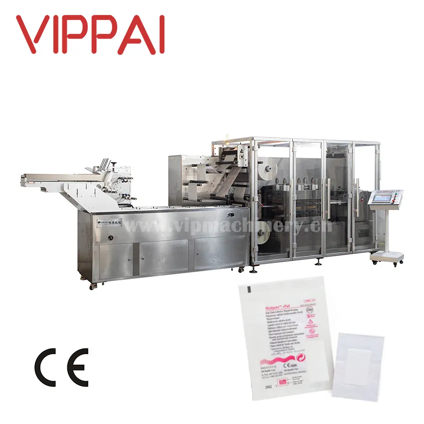 VIPPAI Multiple Usage 4 Side Seal Medical Wound Dressing Packing Packaging Machine