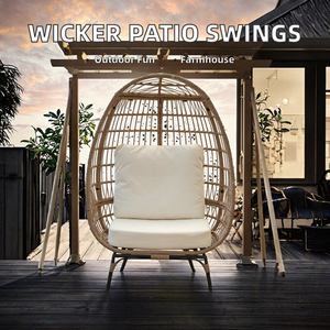 Venta al por Mayor de Muebles de Mimbre y Ratán Modernos y Elegantes para Patio, Columpios de Jardín Estilo Rústico - Columpios - Product Image 2