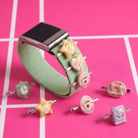 Breloque HMJ pour bracelet Whoop, breloque rétro, objet décoratif pour sangle, anneau semi-ouvert pour Whoop 4.0 5.0, emballage personnalisé OEM ODM