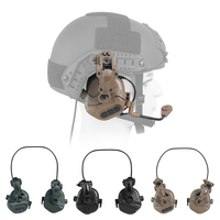 Casque de communication tactique pour tir en extérieur, casque pour casque tactique avec micro, sans réduction de bruit