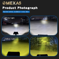 MEXAS 148mm brillante LED auxiliar Barra de luz de conducción lámpara de parrilla delantera para coche SUV todoterreno