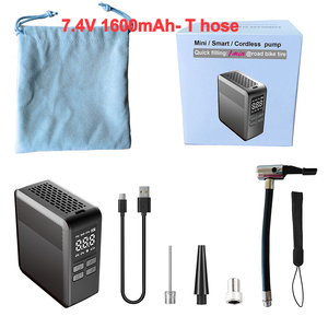 <span class=keywords><strong>Pompe</strong></span> à air électrique <span class=keywords><strong>mini</strong></span> pour <span class=keywords><strong>vélo</strong></span> de montagne AP-261 avec manomètre - Product Image 2
