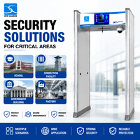 Detector de Metales Inteligente Tipo Puerta con 18 Zonas de Detección, Pantalla LCD de 11 Pulgadas, Grabación de Instantáneas, Sistema de Inspección de Seguridad