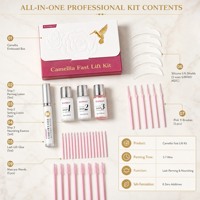 Kit de rehaussement de cils Camellia ICONSIGN, fourni par l'usine, kit de permanente pour cils à la cystéamine et kératine, longue durée, nourrissant, système de rehaussement rapide, ODM