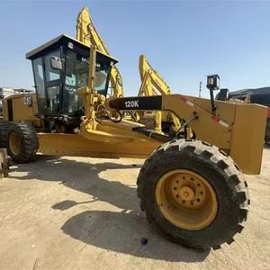 Motoniveladora Caterpillar 120K Usada, Casi Nueva, con Bomba de Motor y Motor para Trabajos de Construcción - Product Image 3