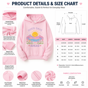 Sweat-shirt à capuche pour femme, manches longues, en mélange de coton polaire, vêtements décontractés pour l'extérieur, certifié OEKO TEX - Product Image 3