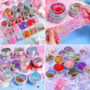 Juguete de Slime Transparente con Aroma a Frutas, Gelatina Colorida, Elástica y Suave, Regalo de Cumpleaños para Niños, Mini Caja Metálica para Tiendas - Product Image 2