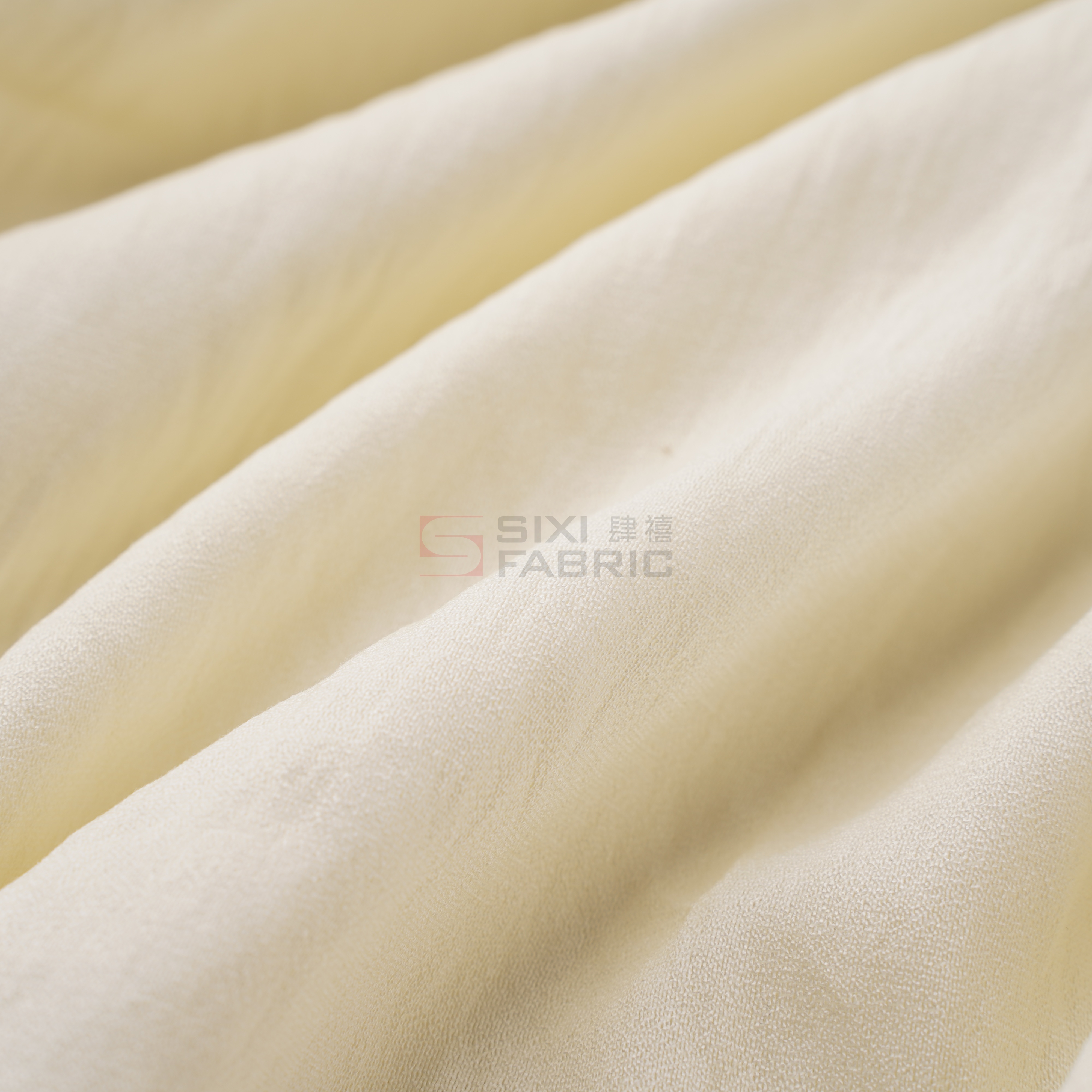 Viscose Nylon Tree Bark Crinkle Fabric, Ready to Ship 115GSM 150cm, Low MOQ 1 Meter Sample Order for Blouse Dress