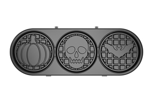 Newle 2025 3 en 1 Trois Motif De Noël Plaque Gingerbread Gaufre Grill Machine Xmas Santa <span class=keywords><strong>Claus</strong></span> 3 Tranche Mini Gaufrier - Product Image 5