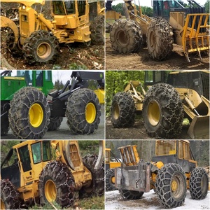 High Quality Maxplus Brand ISO9001 Certified 5/<b>8</b>" 16mm Steel Welded Chain Tyre for Forestry Skidder Tire Chains MPC-001 24.5-32 - Product Image 5
